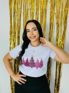 T-shirt Ribana Canelada Natal - comprar online