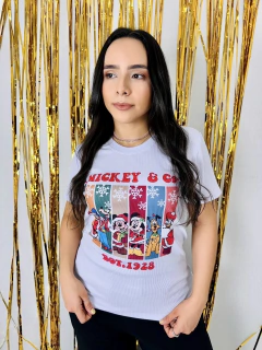 T-shirt Ribana Canelada Turma do Mickey Natal na internet