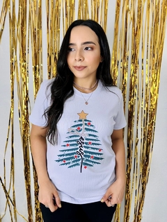 T-shirt Ribana Canelada Natal na internet