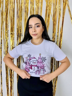 T-shirt Ribana Canelada Natal - comprar online