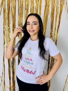 T-shirt Ribana Canelada Natal