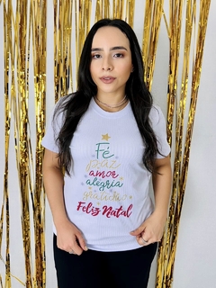 T-shirt Ribana Canelada Natal - comprar online