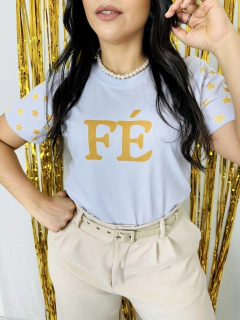 T-shirt Ribana Canelada Reveillon Fé - Fabi T-shirts