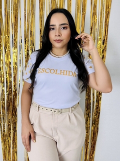 T-shirt Ribana Canelada Reveillon Escolhida - comprar online