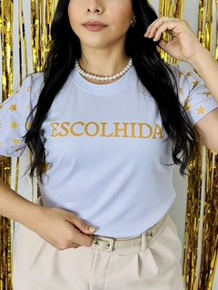 T-shirt Ribana Canelada Reveillon Escolhida na internet