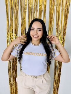 T-shirt Ribana Canelada Reveillon Abençoada - comprar online