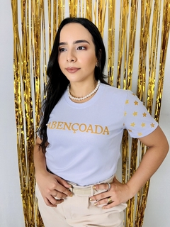 T-shirt Ribana Canelada Reveillon Abençoada