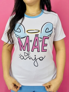 T-SHIRT CANELADA MÃE DE ANJO na internet