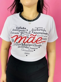 T-SHIRT CANELADA MÃE MARAVILHOSA na internet