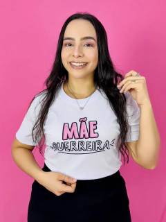 T-SHIRT CANELADA MÃE GUERREIRA - comprar online