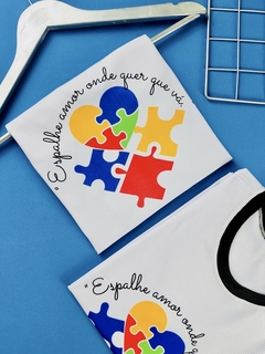 T-SHIRT CANELADA ESPALHE AMOR ONDE QUER QUE VÁ na internet