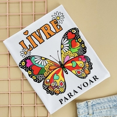 T-SHIRT CANELADA LIVRE PARA VOAR - Fabi T-shirts