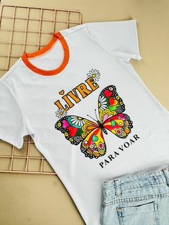 T-SHIRT CANELADA LIVRE PARA VOAR na internet