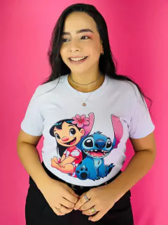 T-SHIRT CANELADA LILO E STITCH (Mãe e filho) na internet