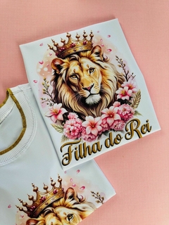 T-SHIRT CANELADA FILHA DO REI - BRANCO - comprar online