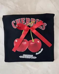 CEREJA CHERRIES LAÇO - ALGODÃO na internet
