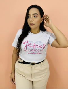 T-SHIRT CANELADA O AMADO DA MINHA ALMA - comprar online