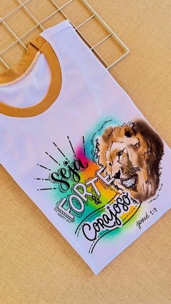 T-SHIRT CANELADA JOSUÉ 1: 9 - comprar online