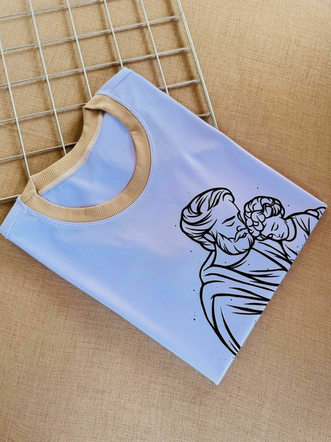 T-SHIRT CANELADA SÃO JOSÉ - comprar online