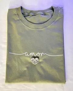 AMOR BROCHE CORAÇÃO - ALGODÃO - loja online