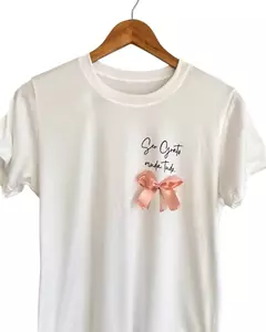 MULHER LAÇO PRETO - SUEDE - Fabi T-shirts