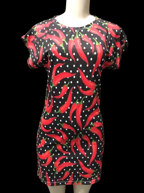 Valor na descrição: Vestido flame trend - gola canoa - tamanho M - comprar online