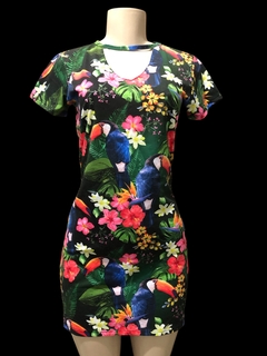 Valor na descrição: Vestido flame trend - gola canoa - tamanho M - (cópia) - (cópia) - comprar online