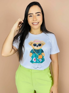 T-shirt Canelada Ursinha Fashion - loja online