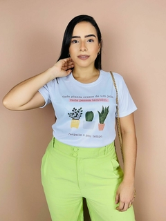 T-shirt Canelada Respeite seu tempo - Fabi T-shirts