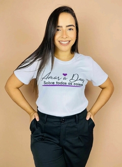 T-shirt Canelada T-shirt Canelada Amar a Deus sobre todas as coisas