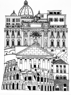 Roma enmarcado en internet