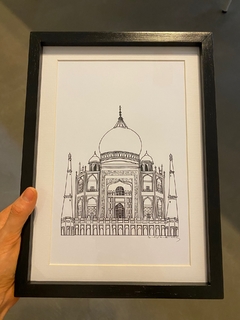 Taj Mahal enmarcado