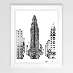 Flatiron enmarcado - comprar online
