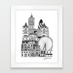 Londres enmarcado - comprar online