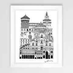 Milan enmarcado - comprar online