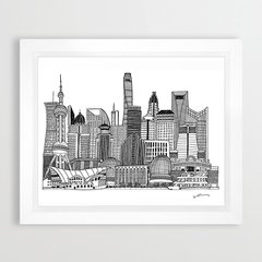 Shangai enmarcado - comprar online