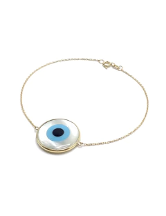 Pulseira olho grego madrepérola na internet