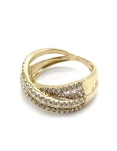 Anel X com diamantes na internet