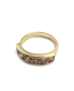 Aliança diamante brown - loja online