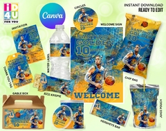 Basketball Party Bundle Editable labels, Basketball Party Favors