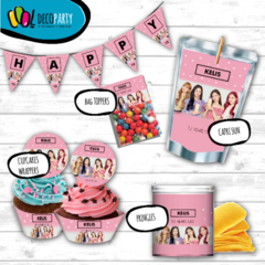 Blackpink party favors Bundle, printable birthday digital party, Blackpink Birthday Party decoration - Decoracion de cumpleaños infantiles personalizados en partybox