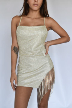 Vestido BENIE lurex - comprar online