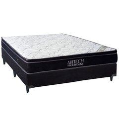 Cama Box Casal Com Colchão De Molas Ortobom