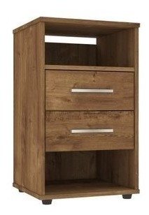 Mesa de Cabeceira Com Com 2 Nichos E 2 Gavetas Monet - R&F Colchões e Móveis