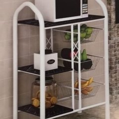 Fruteira Rack Para Microondas 3 Pedras 3 Cestos na internet