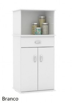 Balcão Microondas 2 Portas 1 Gaveta Marcele - comprar online