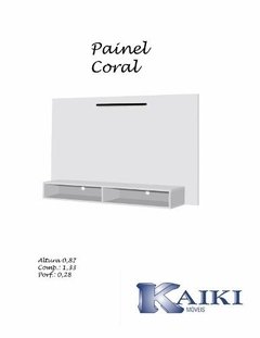 Painel Coral Kaiki Com Suporte Para Tv Ate 50 na internet