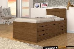 Cama Cômoda 7 Gavetas Solteiro Florença - comprar online