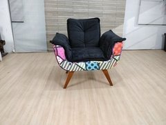 Cadeira Decorativa Com Pé Palito Várias Estampas - R&F Colchões e Móveis