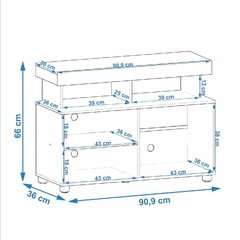 Rack Compacto Slim tv 32" Permobili - loja online
